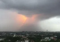 INMET alerta de tempestade e granizo em Goiânia