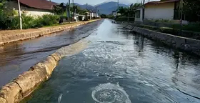 interrupção no abastecimento de água