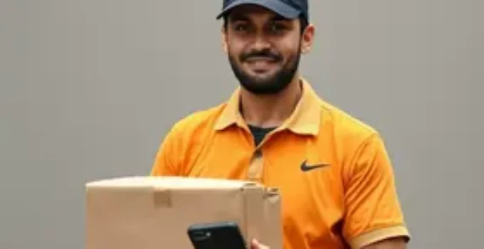 entregador perde celulares