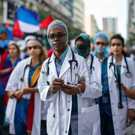 paralisação dos médicos da saúde pública