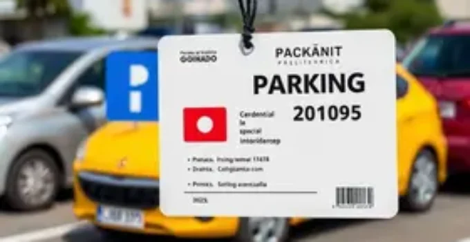 credenciais de estacionamento especial