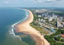 complexo com praia artificial
