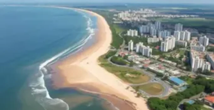 complexo com praia artificial