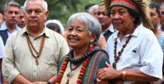 homenagem aos povos indígenas