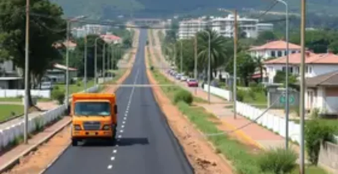 obras de pavimentação