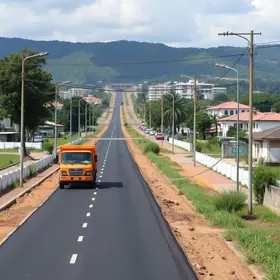 obras de pavimentação