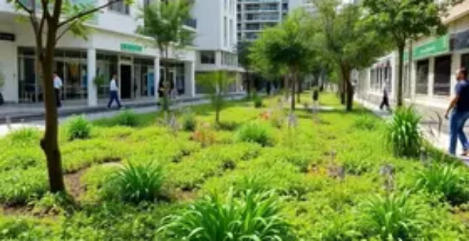 jardim de chuva
