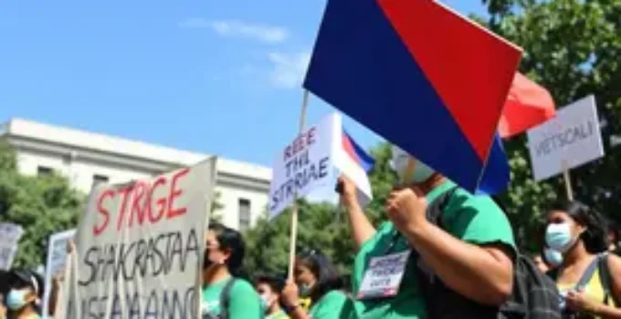 apoio à greve dos trabalhadores administrativos da educação de Goiânia