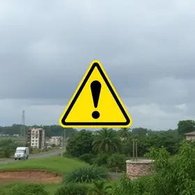 alerta amarelo de baixa umidade