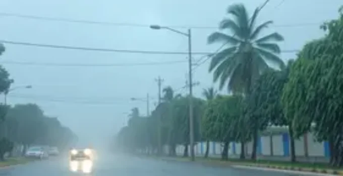 chuva forte com ventania