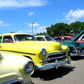 encontro de carros antigos em Goiânia