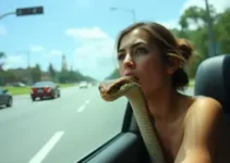 cobra saindo de carro em Goiânia